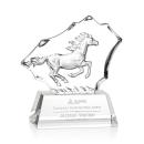 Reece Horse Animals Crystal Trophy