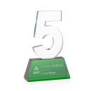 Simms Optical Green Crystal Trophy