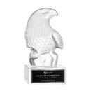 McConnell Eagle Animals on Plated Crystal Trophy