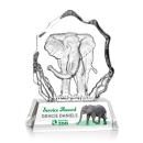 Reece Elephant Full Color Animals Crystal Trophy