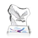 Reece Flying Eagle Full Color Animals Crystal Trophy