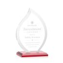 Tomlinson Red Flame Crystal Trophy