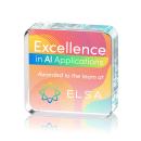 Fleming Full Color Square / Cube Crystal Trophy