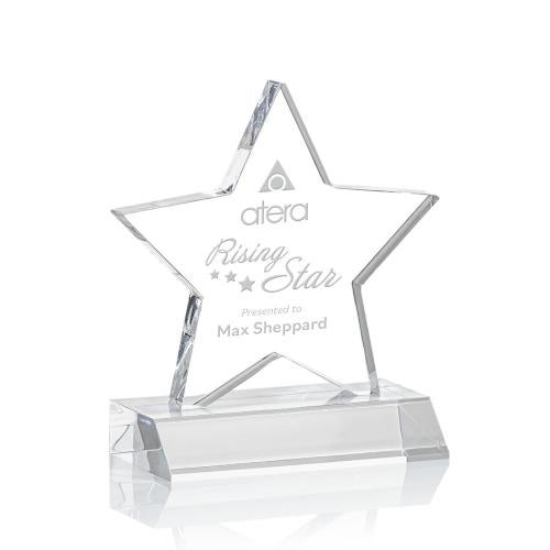 Awards and Plaques - Acrylic Trophies - Hwang Star Acrylic Trophy