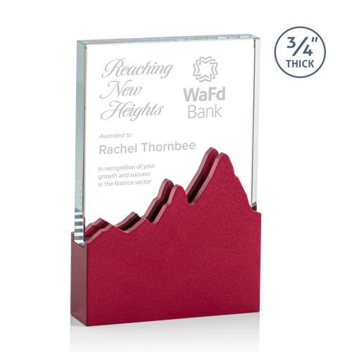 Awards and Plaques - Crystal Trophies - Goodrich Rectangle Crystal Trophy