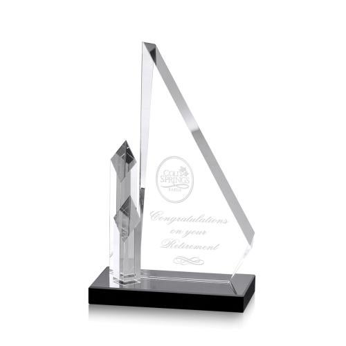 Awards and Plaques - Crystal Trophies - Hanna Unique Crystal Trophy