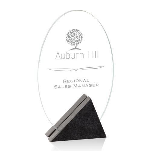Awards and Plaques - Crystal Trophies - Nichols Circle Crystal Trophy