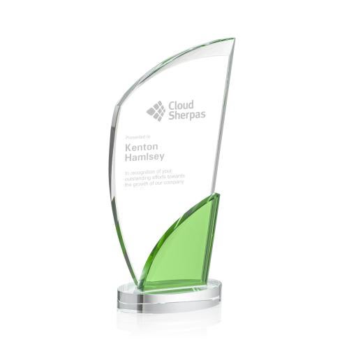 Awards and Plaques - Crystal Trophies - Uribe Unique Crystal Trophy