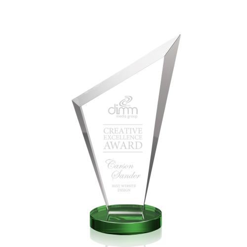 Awards and Plaques - Crystal Trophies - Charles Green Peaks Crystal Trophy