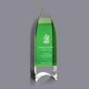 Emerald Tower Towers Crystal Trophy