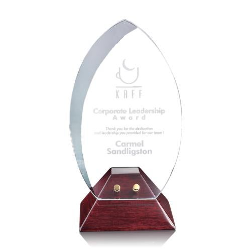 Awards and Plaques - Crystal Trophies - Pelletier Peaks Crystal Trophy