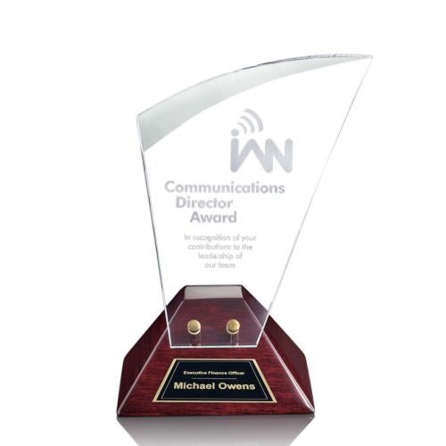 Awards and Plaques - Crystal Trophies - Valadez Peaks Trophy