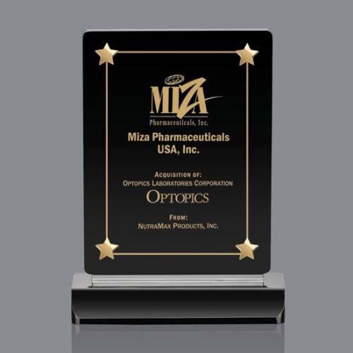 Awards and Plaques - Crystal Trophies - Gaston Crystal Trophy