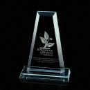 Ramey Tower Jade Towers Glass Trophy