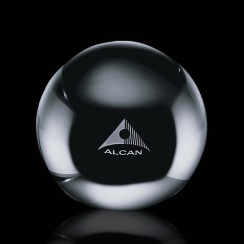 Awards and Plaques - Crystal Trophies - Crystal Ball Globe Crystal Trophy