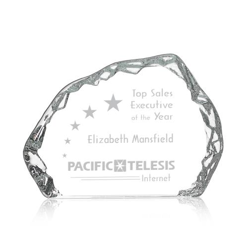 Awards and Plaques - Crystal Trophies - Krueger Iceberg Crystal Trophy