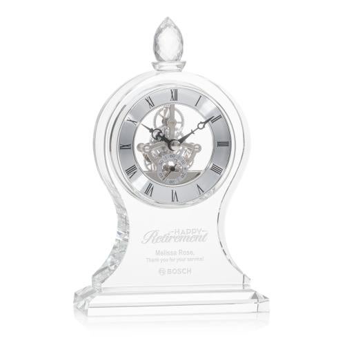 Awards and Plaques - Crystal Trophies - Crystal Clocks - Gupta Clock