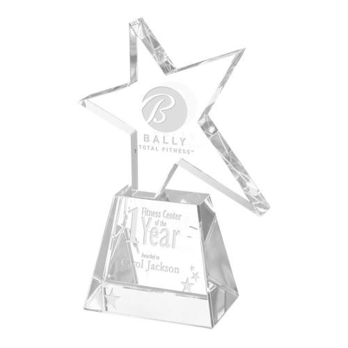 Awards and Plaques - Connolly Star Crystal Trophy