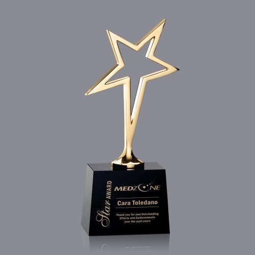Awards and Plaques - Crystal Trophies - Segura Star Crystal Trophy