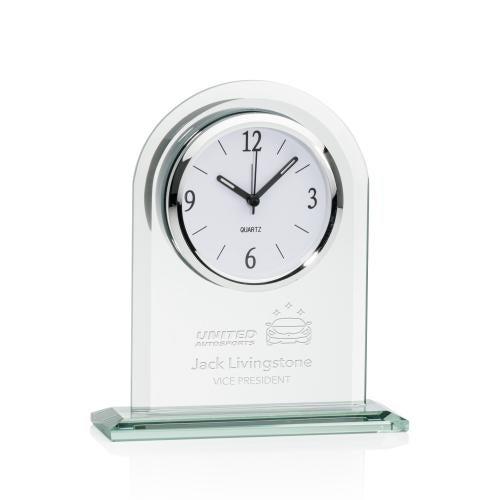 Awards and Plaques - Crystal Trophies - Crystal Clocks - Cullen Clock