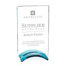 Langston Rectangle Crystal Trophy