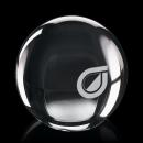 Optical Sphere Globe Crystal Trophy