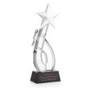 Stover Shooting Star Black Crystal Trophy