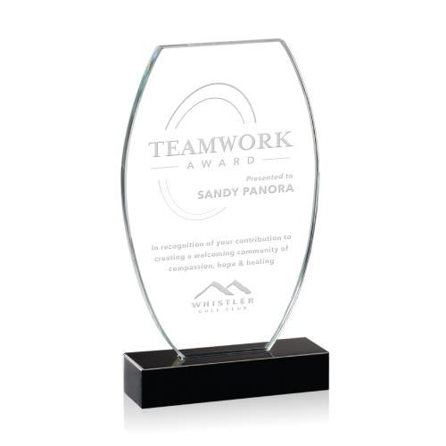 Awards and Plaques - Crystal Trophies - Thornton Unique Crystal Trophy