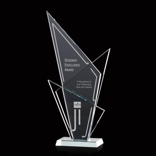 Awards and Plaques - Crystal Trophies - Ahmed Grey Peaks Crystal Trophy