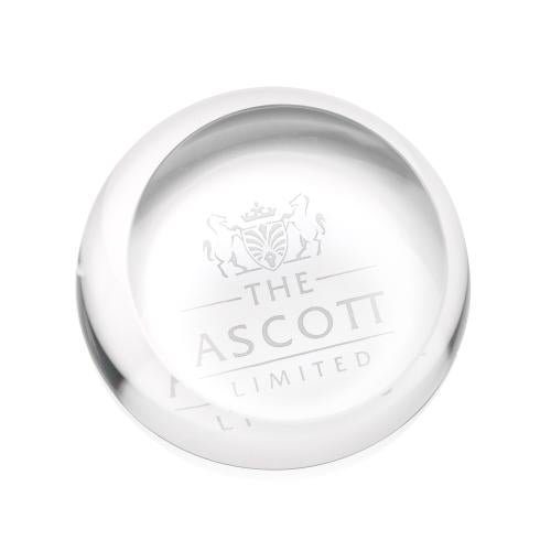 Awards and Plaques - Crystal Trophies - Crocker Paperweight