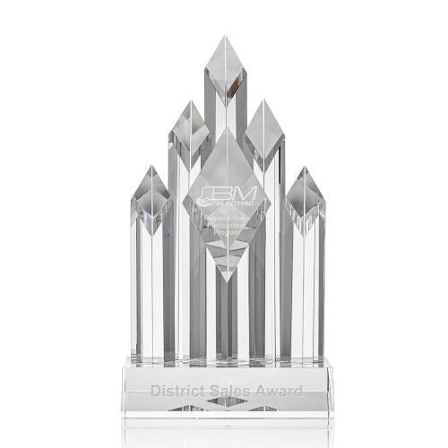 Awards and Plaques - Crystal Trophies - Lehman Crystal Trophy