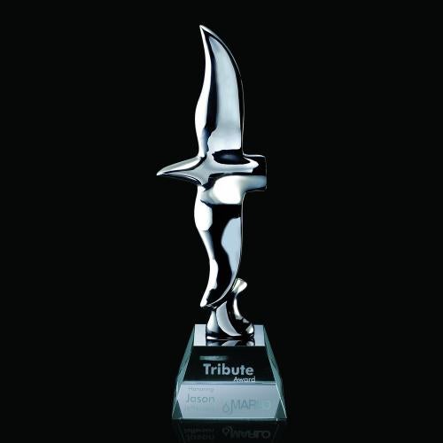 Awards and Plaques - Crystal Trophies - Bauer Animals Crystal Trophy