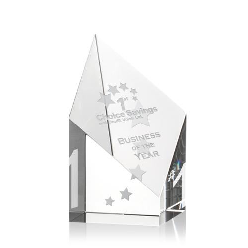 Awards and Plaques - Crystal Trophies - Fernandes Paperweight