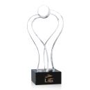 Ybarra Globe Crystal Trophy