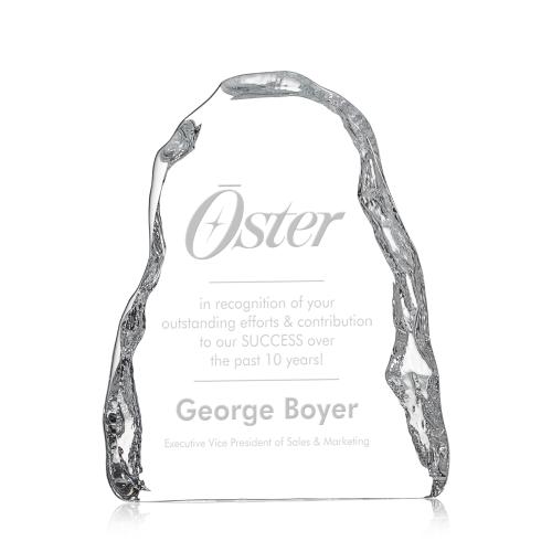 Awards and Plaques - Crystal Trophies - Carling Iceberg Crystal Trophy