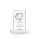 Shelton Globe Fagan Rectangle Crystal Trophy