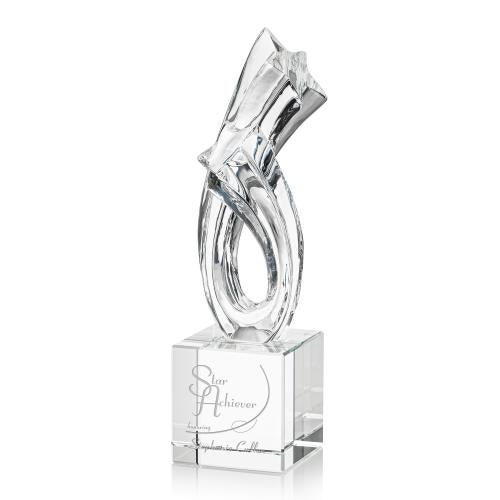 Awards and Plaques - Crystal Trophies - Mejia Star Crystal Trophy