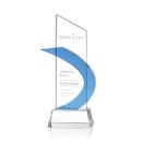 Swoosh Crescent Crystal Trophy