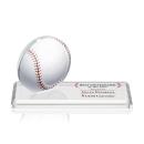Hutchison Full Color Baseball Circle Wood Trophy