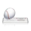 Hutchison Full Color Baseball Circle Wood Trophy