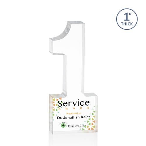 Awards and Plaques - Acrylic Trophies - Astoria Full Color Acrylic Trophy