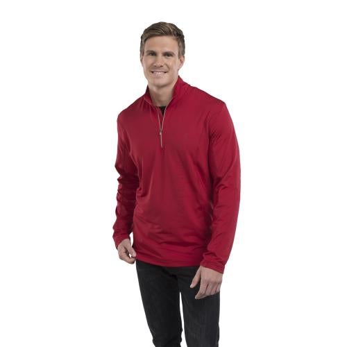 Men's CALTECH KNIT QUARTER ZIP - PersonalizationLaser