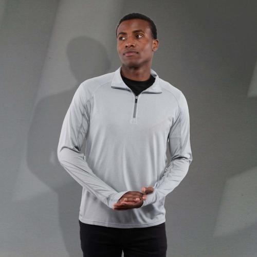Men's TAZA Knit Quarter Zip - Embroidery