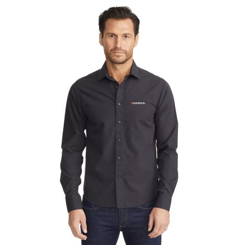 Custom Apparel - Dress Shirts - UNTUCKit Black Stone WF LS Slim Fit Shirt-Men's - Embroidery