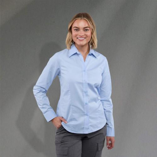 Women's WILSHIRE Long Sleeve Shirt - Embroidery