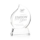 Butcher Flame on Base Crystal Trophy