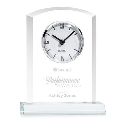 Awards and Plaques - Crystal Trophies - Crystal Clocks - Cahill Clock