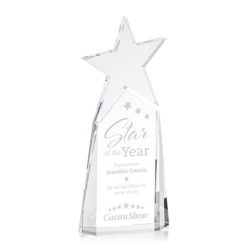 Awards and Plaques - Crystal Trophies - Kincaid Star Crystal Trophy