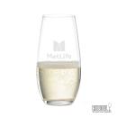 RIEDEL Stemless Flute - 9.25oz - Deep Etch