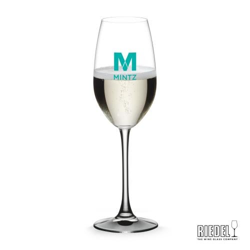 Custom Barware Glasses - Champagne Glasses - RIEDEL Oenologue Flute - 9.12oz - Imprinted
